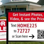 real estate signs showing SMS campaigns