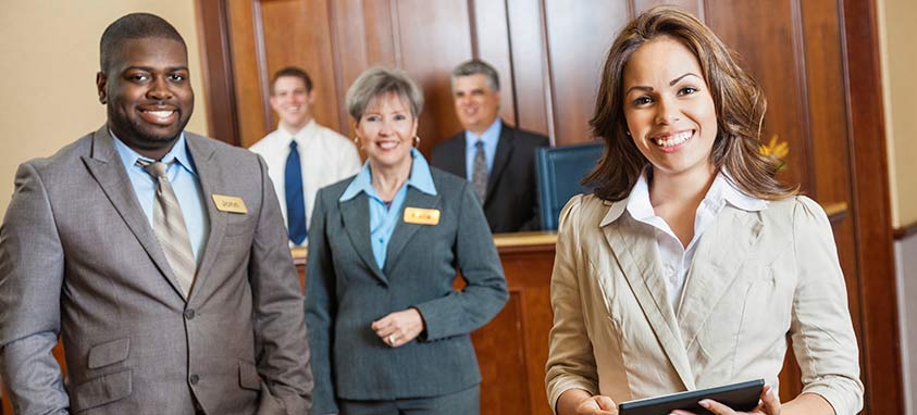 Group of hoteliers
